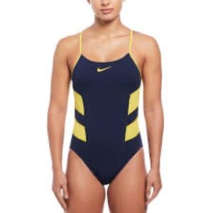 Nike HydraStrong Colorblock Racerback One Piece Swimsuit